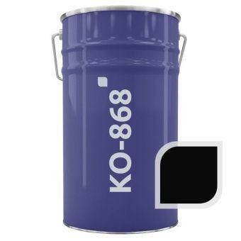Эмаль термостойкая КО-868 черная RAL 9004 до 600 °C 25 кг